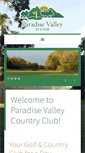 Mobile Screenshot of paradisevalleygolf.com